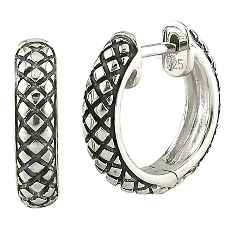 Sterling Silver Pasion De Plata Silver Earring (Silver Earrings)