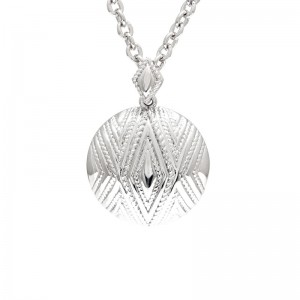Sterling Silver Tapiceria Silver Necklace (Silver Necklace)