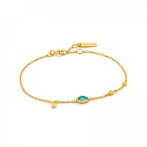 Turquoise Discs Bracelet