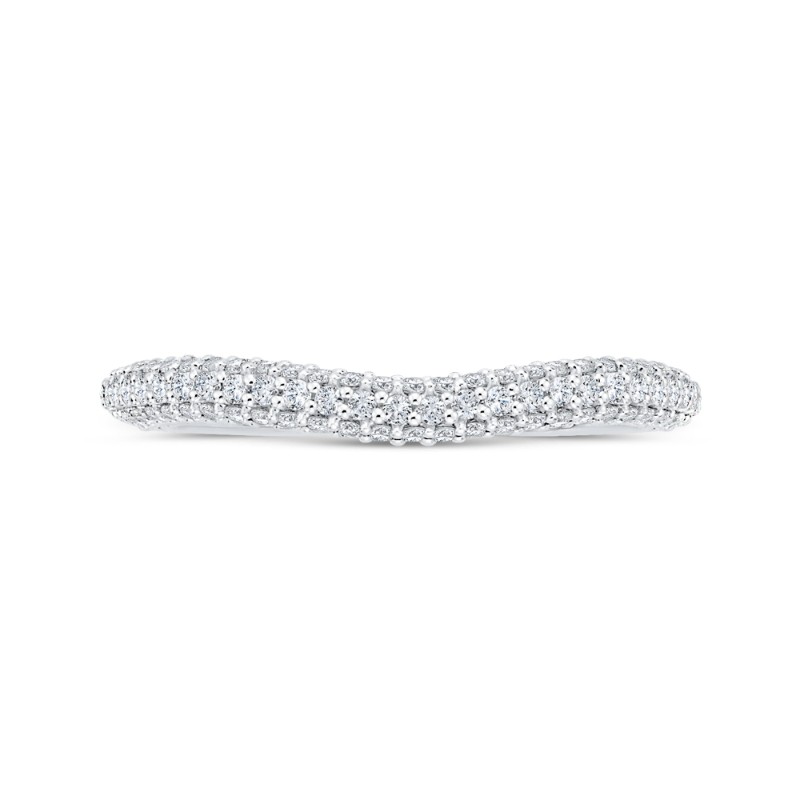 Diamond Wedding Band in 14K White Gold