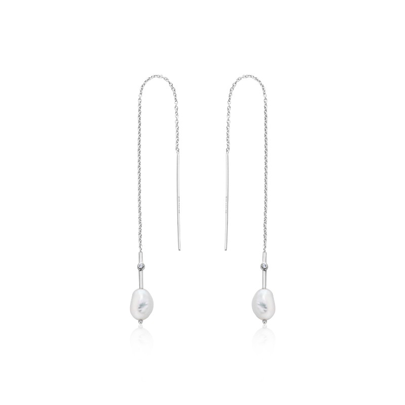 Pearl Threader Earrings