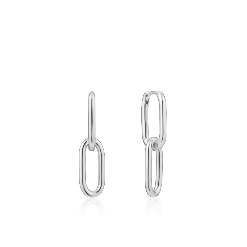 Cable Link Earrings