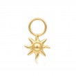 Gold Sunshine Earring Charm