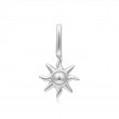 Silver Sunshine Charm