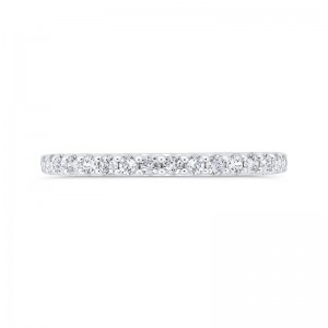 Diamond Wedding Band in 14K White Gold