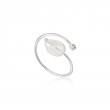 Pearl Twist Adjustable Ring